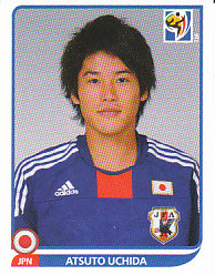 Atsuto Uchida Japan samolepka Panini World Cup 2010 #378